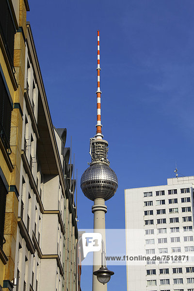 Television tower on Alexanderplatz  Berlin  Germany  Europe