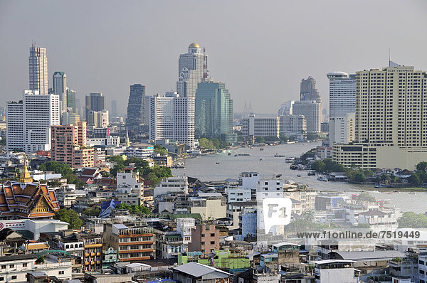 Bangkok Hauptstadt hoch oben Finanzen aufwärts Hotel Asien Ortsteil Thailand
