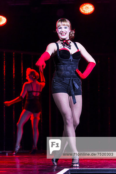 The musical Chicago with Maren Kern as Cover Roxie and Velma live at the Le ThÈ‚tre theatre in Kriens  Luzern  Switzerland  Europe