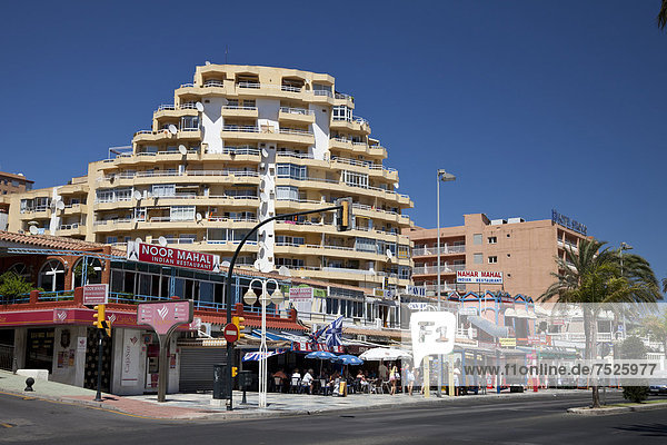 Hotels im Zentrum, Benalmadena, Provinz Malaga, Costa del Sol, Andalusien, Spanien, Europa, ÖffentlicherGrund