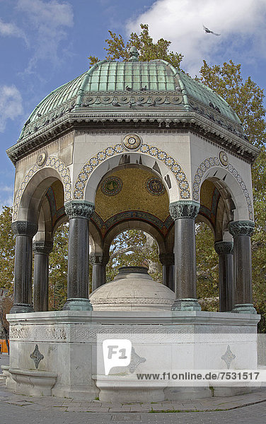 Deutscher Brunnen  gestiftet von Wilhelm II.  deutscher Kaiser und König von Preußen  Istanbul  Türkei