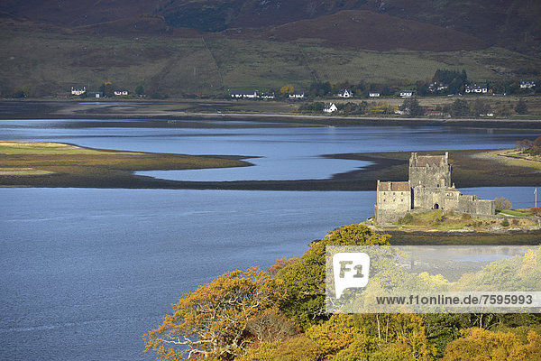 Eilean Donan Castle Schottland Vereinigtes Königreich Europa