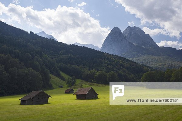 Zugspitze  Allgäu  Bayern  Deutschland  Europa