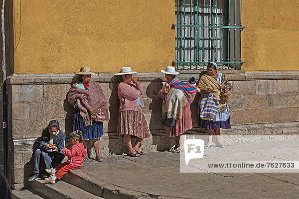 Indigena in Potosi  Bolivien