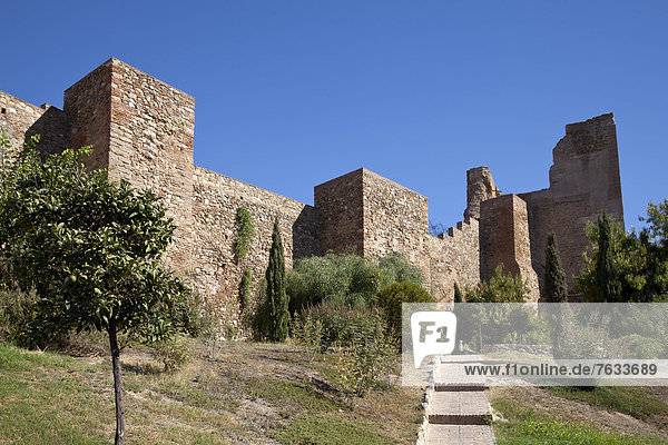 Maurische Festung Alcazaba,  M·laga,  Andalusien,  Spanien,  Europa