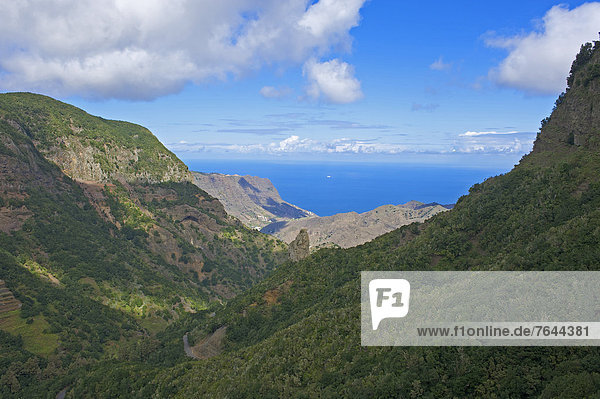 Außenaufnahme  Landschaftlich schön  landschaftlich reizvoll  Europa  Berg  Tag  niemand  Natur  Kanaren  Kanarische Inseln  La Gomera  Berglandschaft  Spanien