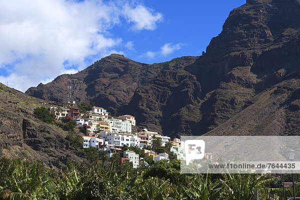 Canaries  Europe  Canary islands  La Gomera  Spain  outside  day  nobody  La Calera  Valle Gran Rey  village  villages