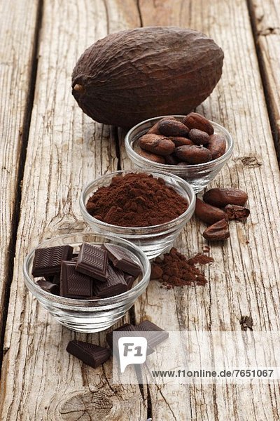Kaffeebohne Kakao heiße Schokolade Trinkschokolade Bohne Kakaopulver