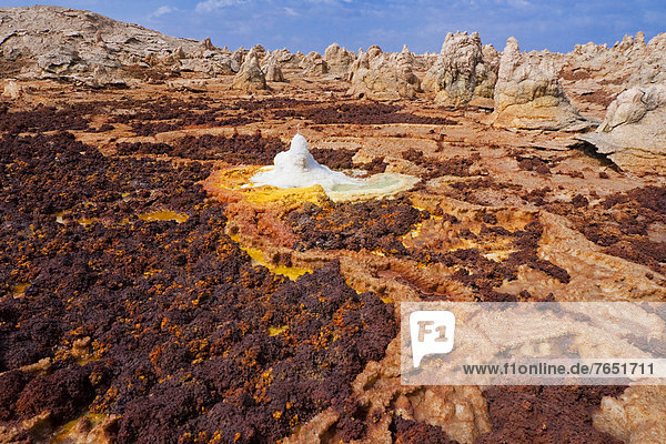 Aktivitäten Landschaft Vulkan Form Formen Dallol