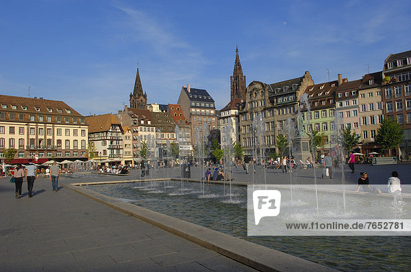 Frankreich Europa UNESCO-Welterbe Elsass Straßburg