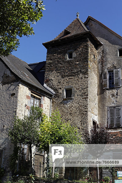 Frankreich Europa Dorf Etikett Limousin