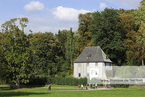 Goethe's Garden House  UNESCO World Cultural Heritage Site  in Park on the Ilm