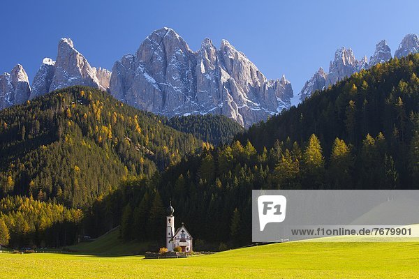 Europa  Dolomiten  Trentino Südtirol  Italien  val di funes