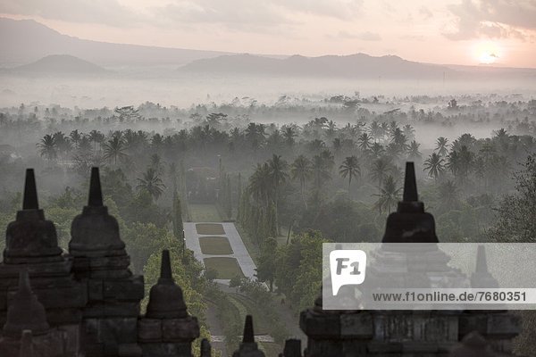 Borobudur,  UNESCO Weltkulturerbe,  Java,  Indonesien,  Südostasien,  Asien