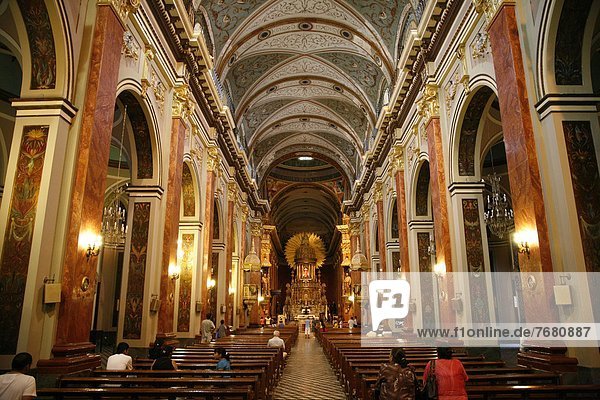 Iglesia Catedral  the main cathedral on 9 Julio square  Salta City  Argentina  South America