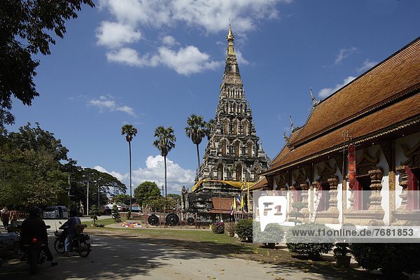 Thailand  Wiang Kum Kam city  Chedi Liam Temple  The temple was built c.1287 and remained in use during the early Lan Na period after the new city of Chiang Mai had been established by King Mangr...  