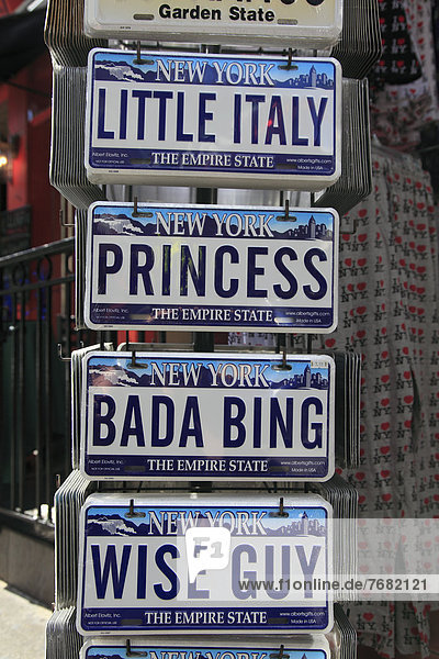 Souvenirs  Little Italy  Manhattan  New York City  United States of America  North America
