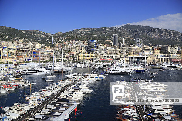 Monaco Yacht Show 2012  Port Hercule  Principality of Monaco  Cote d'Azur  Mediterranean Sea  Europe