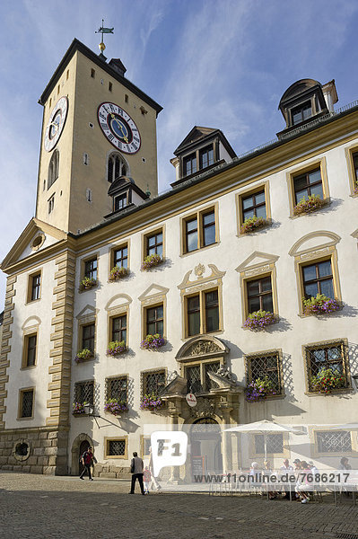 Europa Bayern Deutschland Oberpfalz Altes Rathaus
