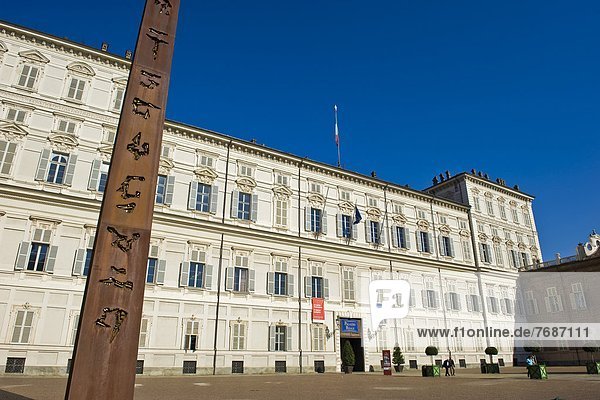 Italy  Piedmont  Turin  royal palace                                                                                                                                                                    