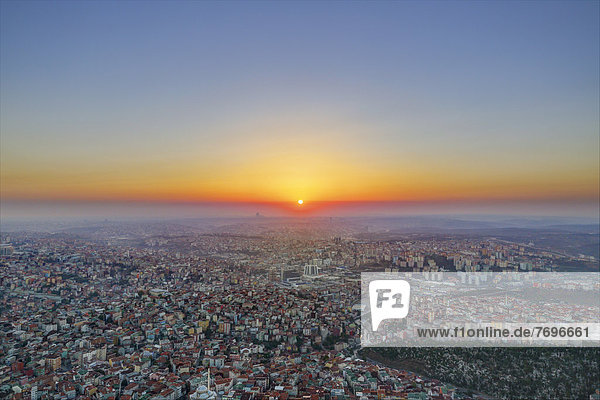 sehen Sonnenuntergang Ansicht Istanbul