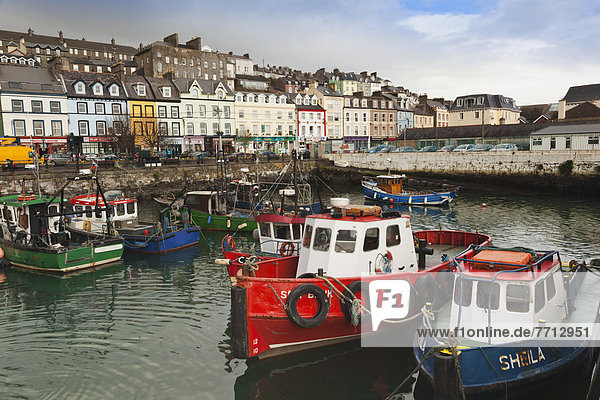 Fishing Boats In The Harbour  Cobh County Cork Ireland