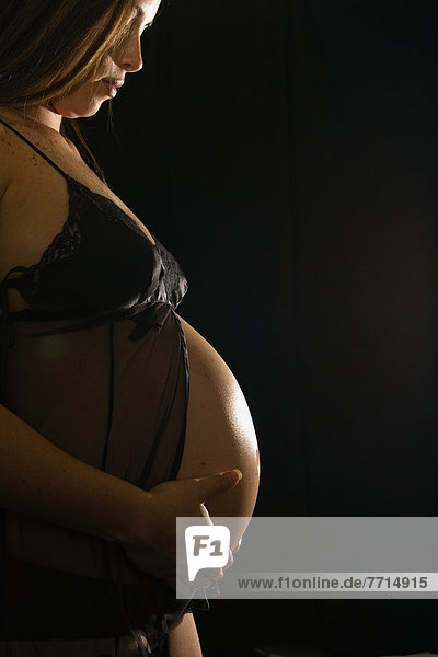 Profil Profile Frau Schwangerschaft