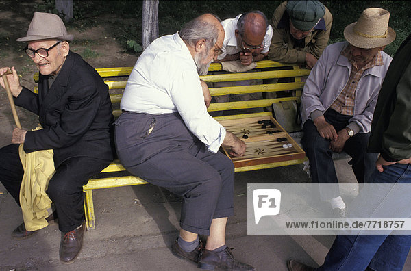 Mann , Spiel , Sitzbank, Bank , Backgammon , alt