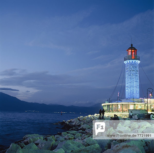 Lighthouse And Hills Of Northern Greece