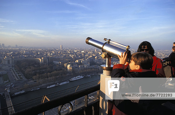 View Of Platform Of Eiffel Tower