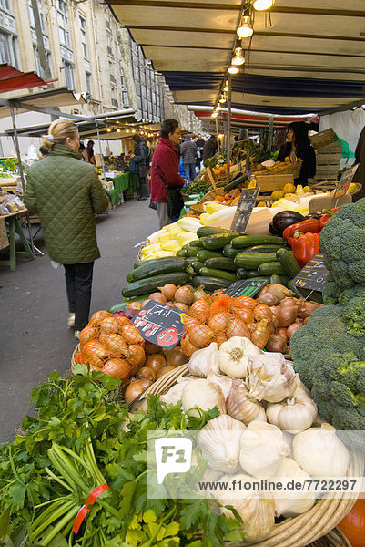 Paris  Hauptstadt  Frankreich  Frucht  Pflanze  Gemüse  Prachtstraße  Markt