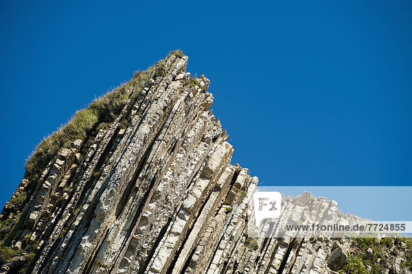 Sedimentary Rocks Known As Flysch In Itzurun Beach  Zumaia  Basque Country  Spain