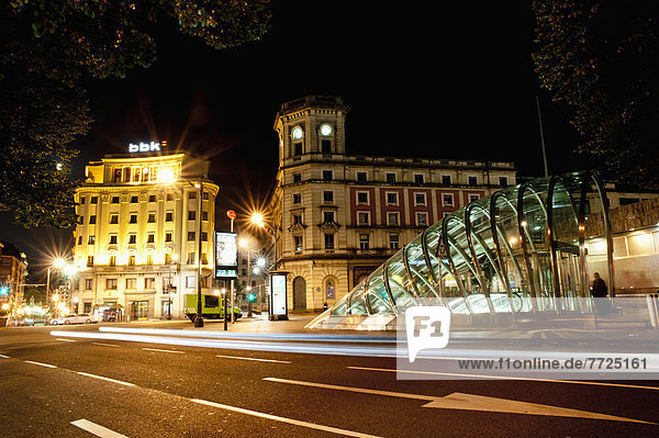 Underground Entrance Known As Fosteritos  Bilbao  Basque Country  Spain