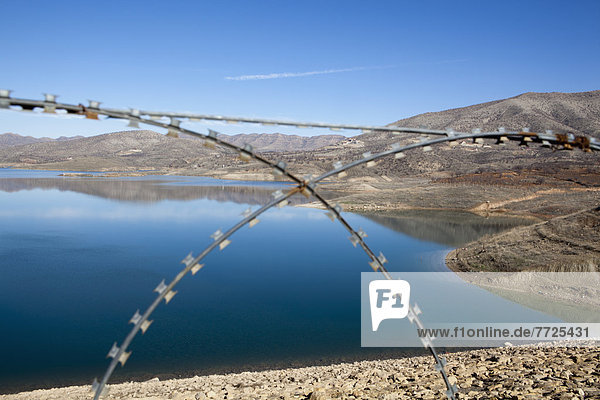 Lake And Dam In Iraqi Kurdistan  Iraq