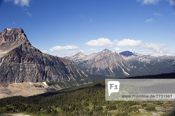 Landscape Of The Rocky Mountains  Alberta Canada