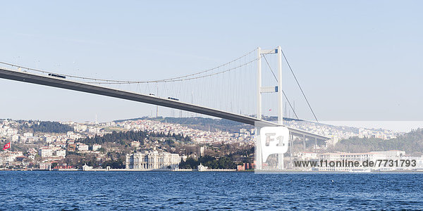 Bosphorus Bridge Over The Bosphorus Strait  Istanbul Turkey