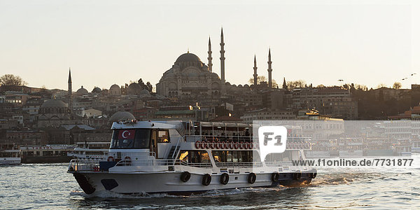 Boot  Hintergrund  Fluss  Bosporus  Moschee