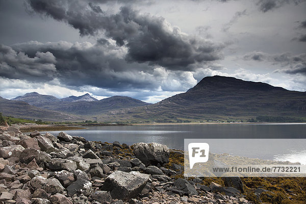 Cloudy Skies Over The Peninsula  Applecross Peninsula Highlands Scotland