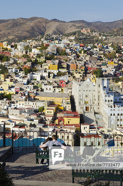 Hügel Stadt Mexiko Ansicht Vorort Guanajuato