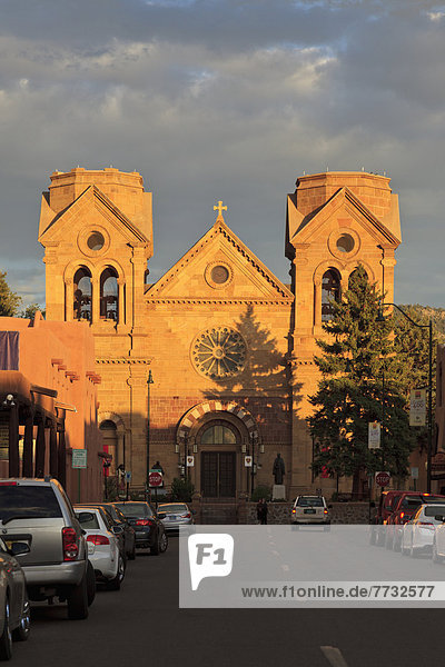 commonly known as Saint Francis Cathedral  Cathedral Basilica of Saint Francis of Assisi  Santa Fe  New Mexico  USA