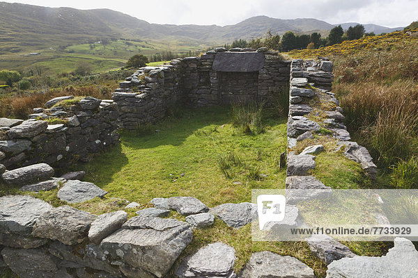 Tradition flirten Bauernhof Hof Höfe Ruine früh Beispiel Gast Kerry County Kenmare