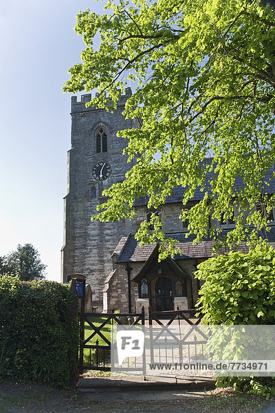 Church In An English Village  Claverdon Warwickshire England