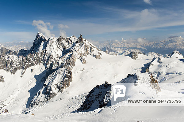 Berg  bedecken  Felsen  französisch  Alpen  Schnee