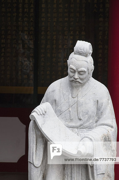 Confucius at a shrine Nagasaki japan