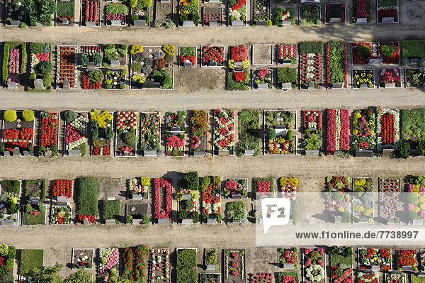 Aerial view  Kirchwerder cemetery
