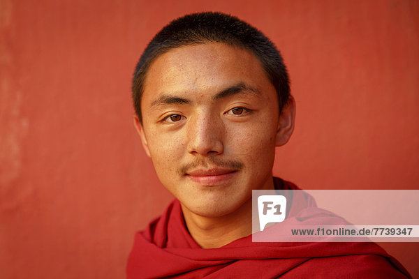 Buddhistischer Mönch  Porträt