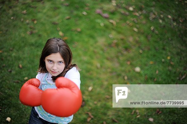 Girl with Boxing Gloves