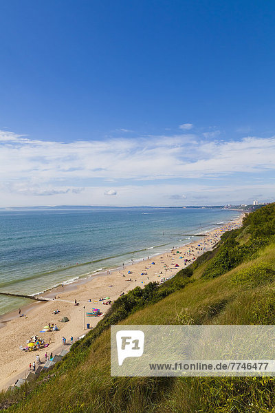 England  View of Bournemouth Beach