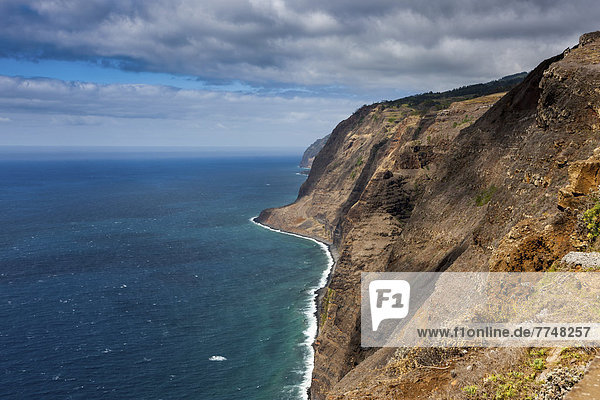 Cliff coast near Ponta do Pargo