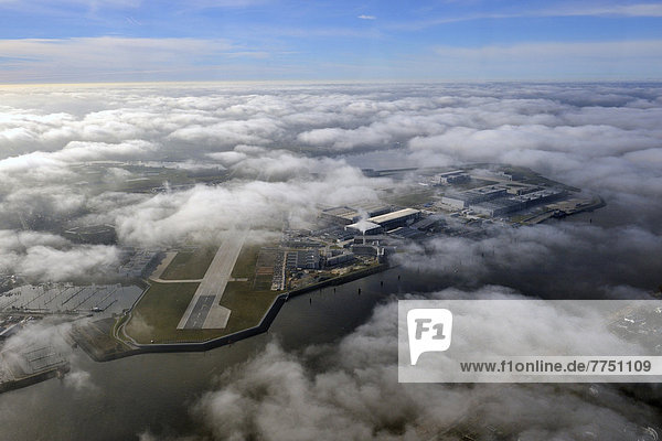 Luftbild  Airbus Werksgelände